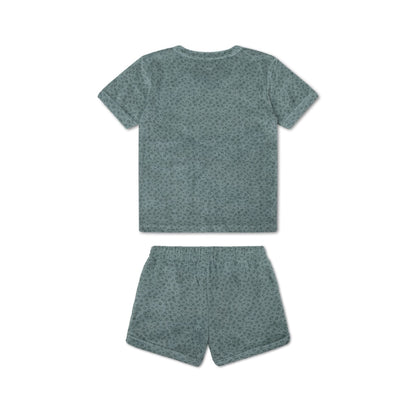 Beachwear Boys - Terry - Green - Leopard
