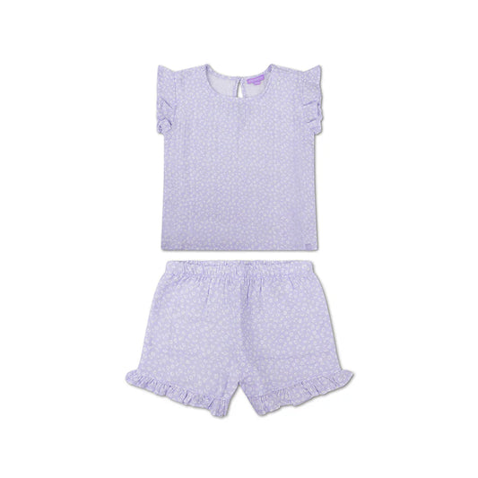 Beachwear Girls - Muslin - Lila - Leopard