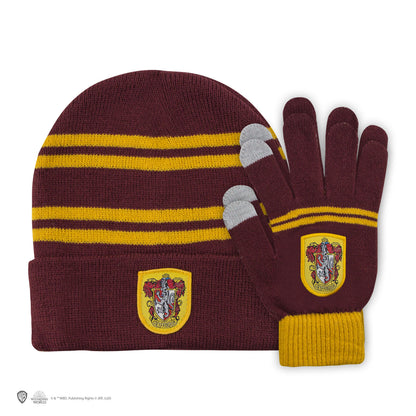 Set Bonnet & Gants Tactiles Gryffondor Enfants