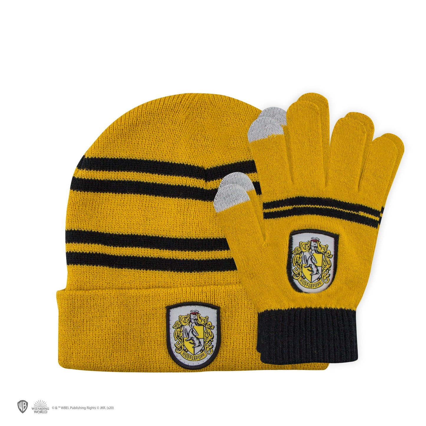 *Hufflepuff Kids' Beanie & Touchscreen Gloves Set