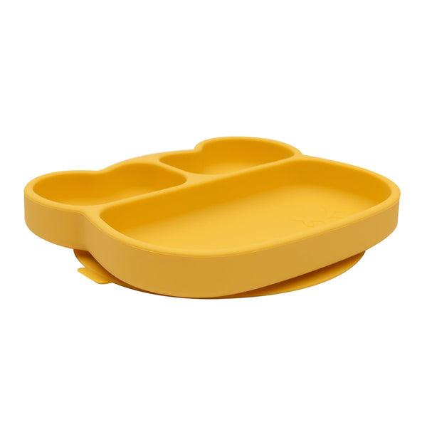 Assiette en Silicone Ours Jaune