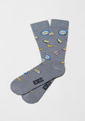 Chaussettes BeBrunch Bleu Grisé