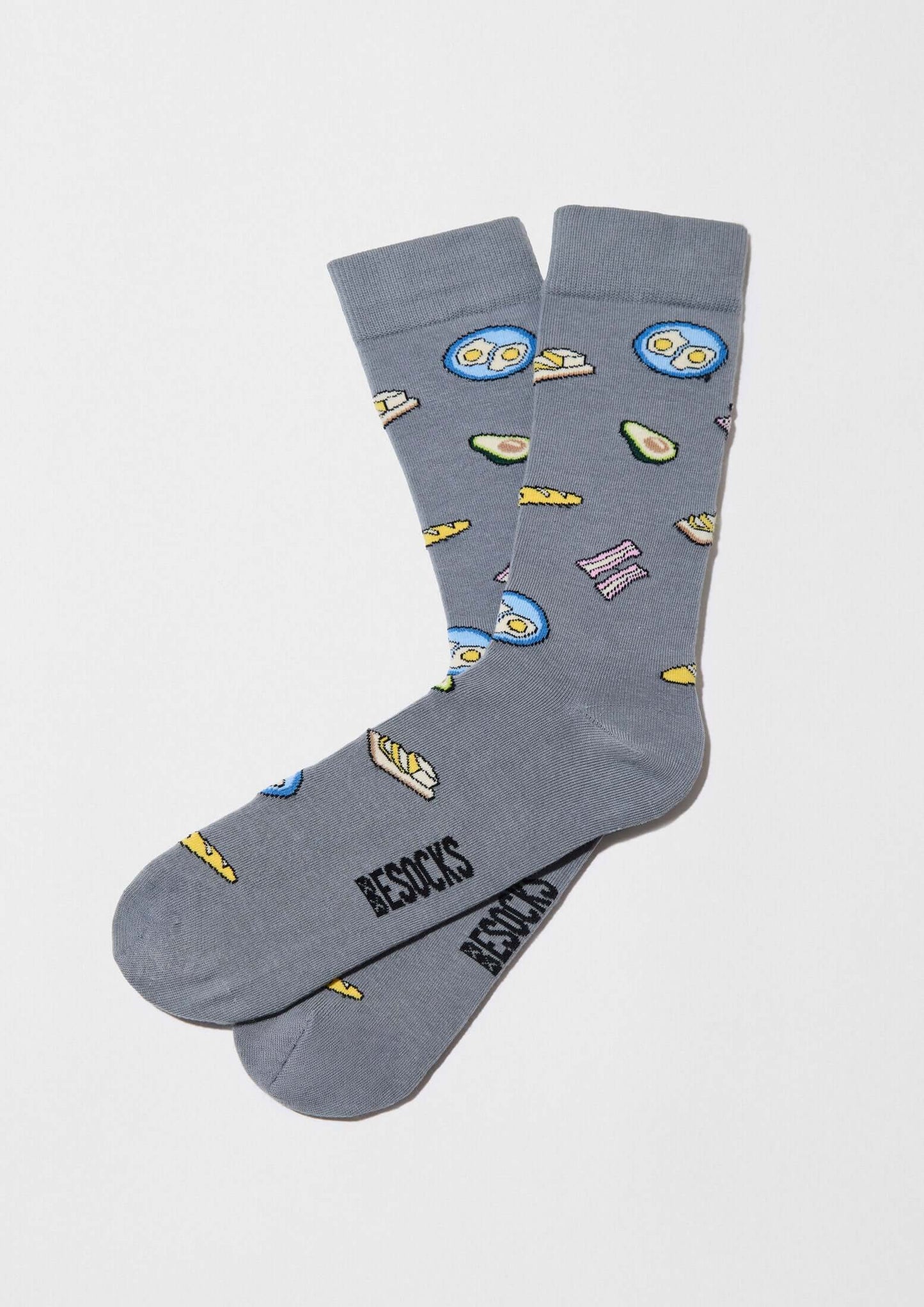 Chaussettes BeBrunch Bleu Grisé