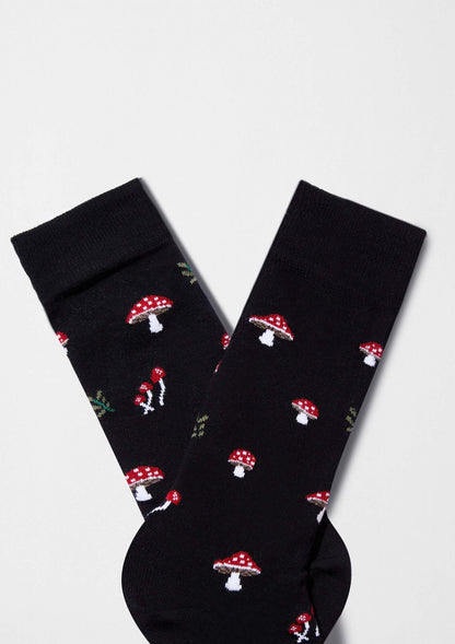 Chaussettes BeMushroom Noir