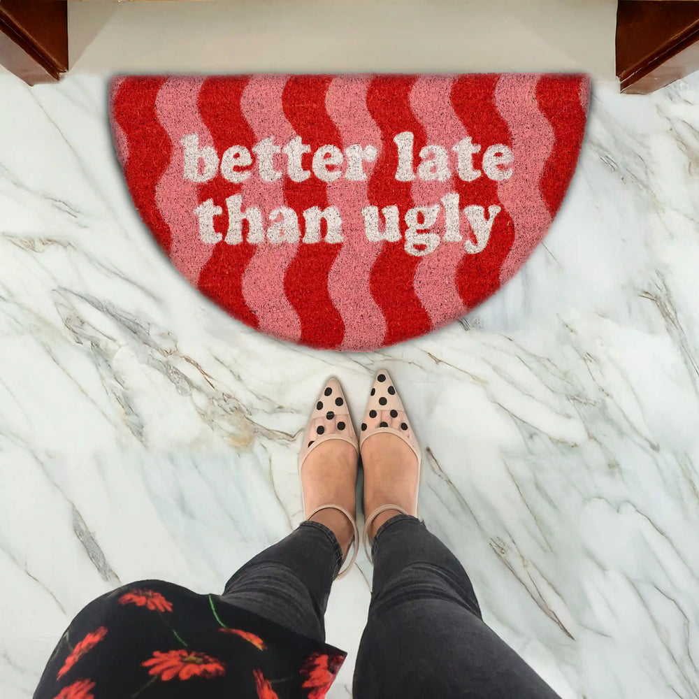 Paillasson « Better late than ugly » Vagues