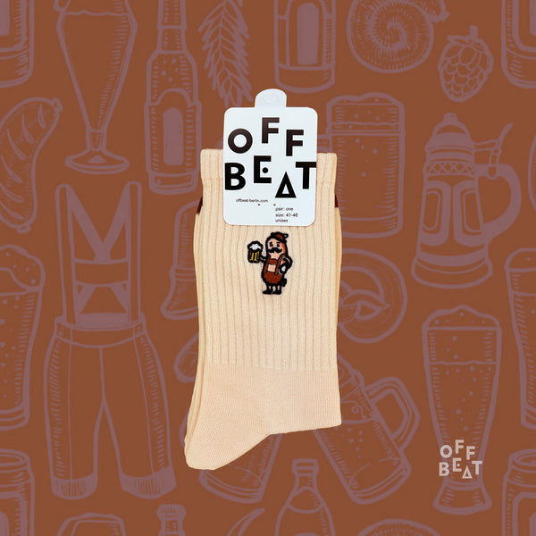 Chaussettes Brodées Wurstmensch