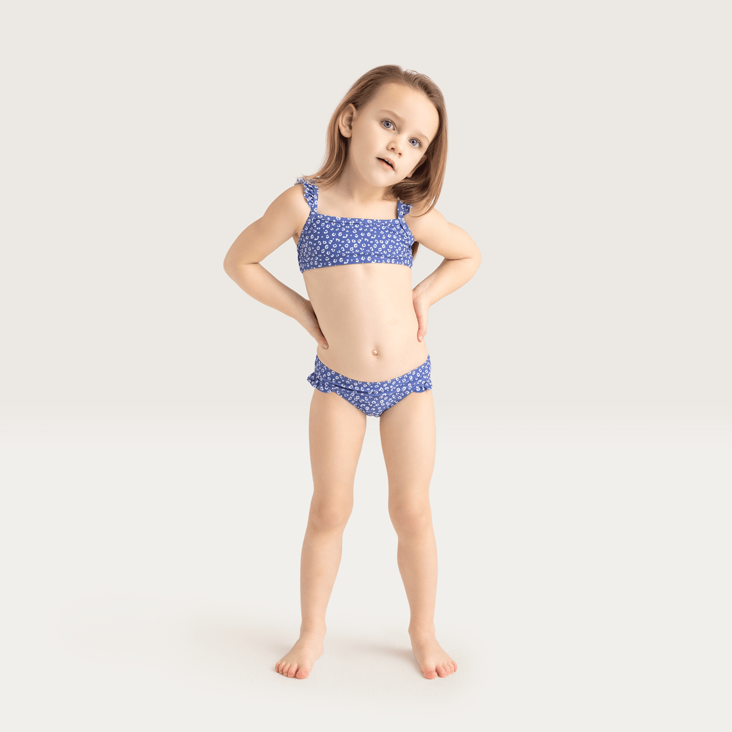 Bikini - Blue - Leopard