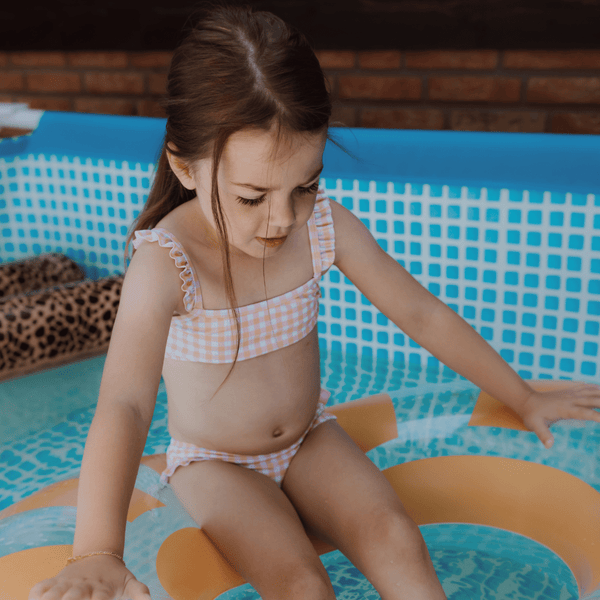 Bikini - Orange - Sunset Grid