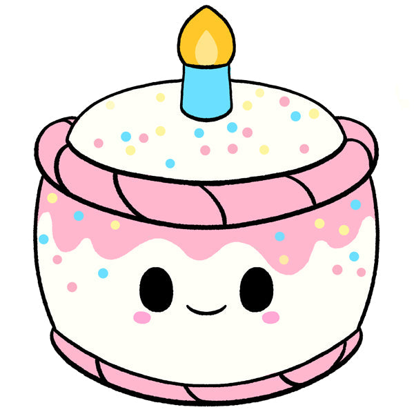Peluche Comfort Food Squishable – Gâteau d’Anniversaire