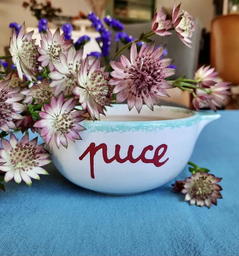 Bretonische Schale Puce