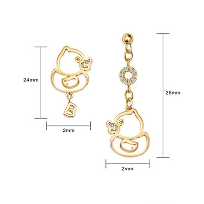 Boucles d'Oreilles Canard B.duck