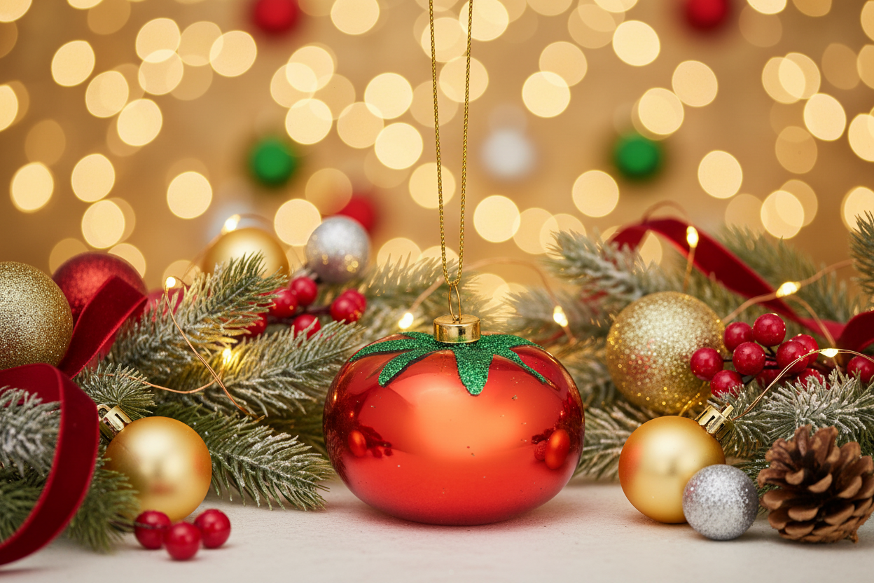 Boule de Noël Tomate