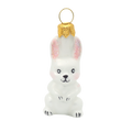 Weihnachtskugel Lapin Blanc