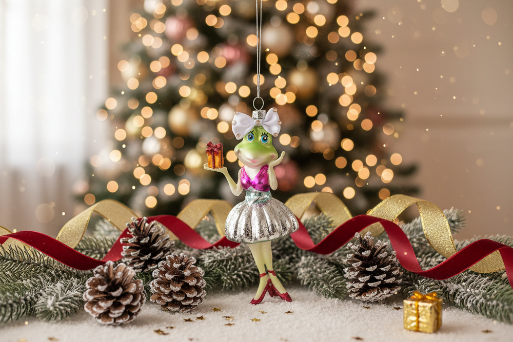 Weihnachtskugel Mlle Grenouille