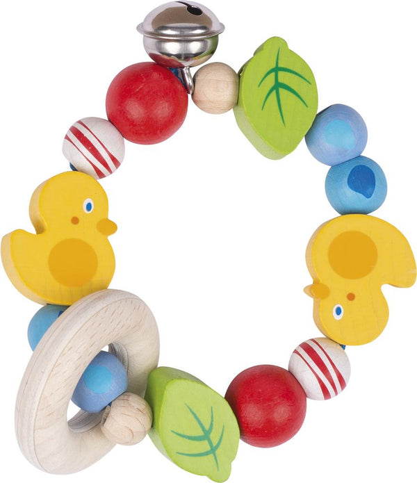 Armband met rammelaar in de vorm van een eend