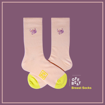 Chaussettes Brodées Seins – vue 3