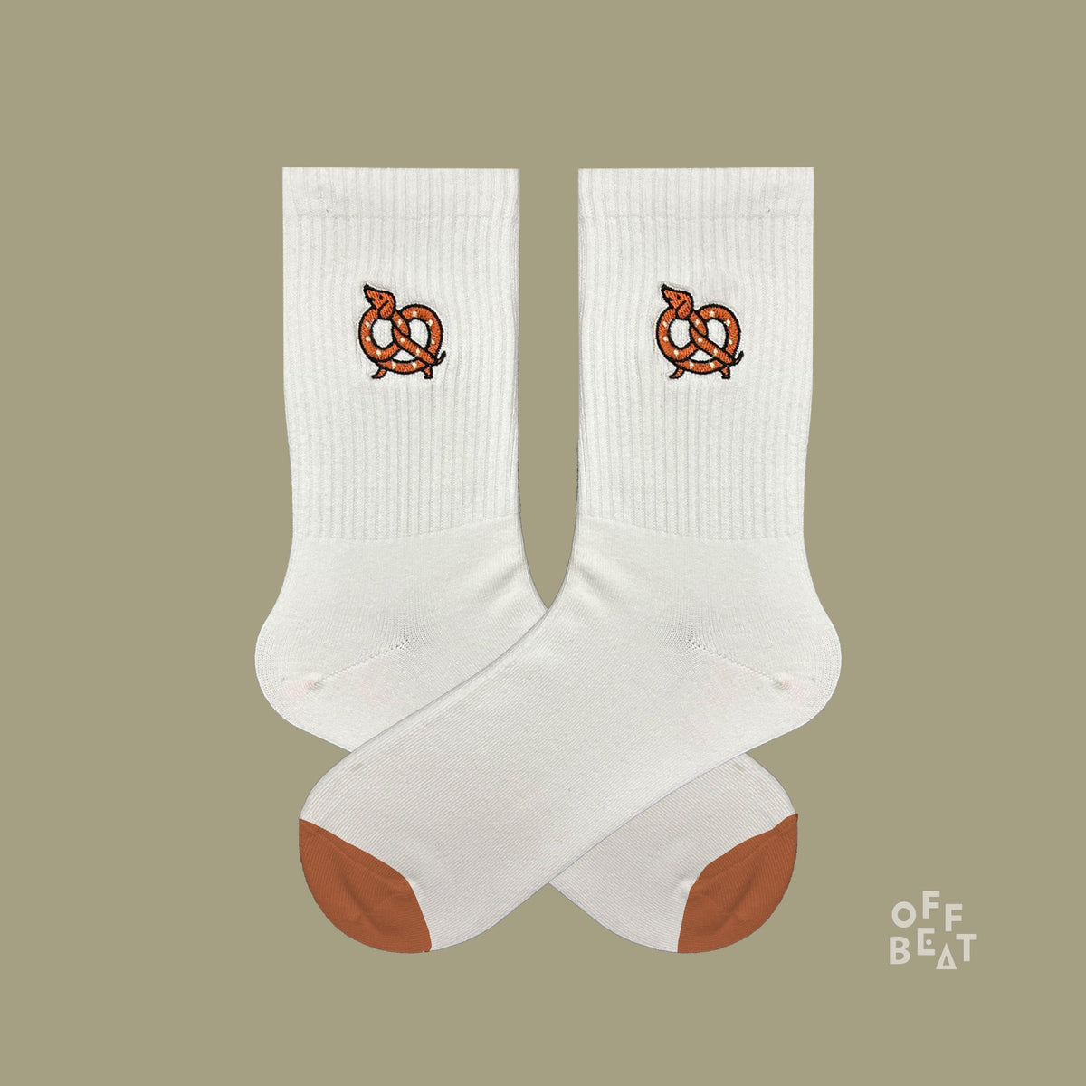 Chaussettes Brodées Teckel Bretzel (Brezeldackel) – vue 3