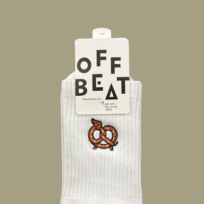 Chaussettes Brodées Teckel Bretzel (Brezeldackel) – vue 2