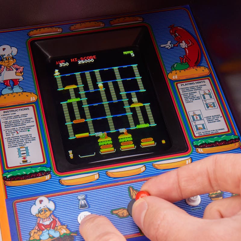 Data East BurgerTime Quarter Scale Arcade Cabinet