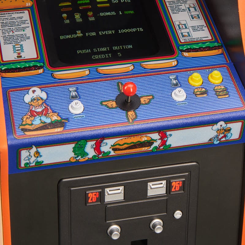 Data East BurgerTime Quarter Scale Arcade Cabinet