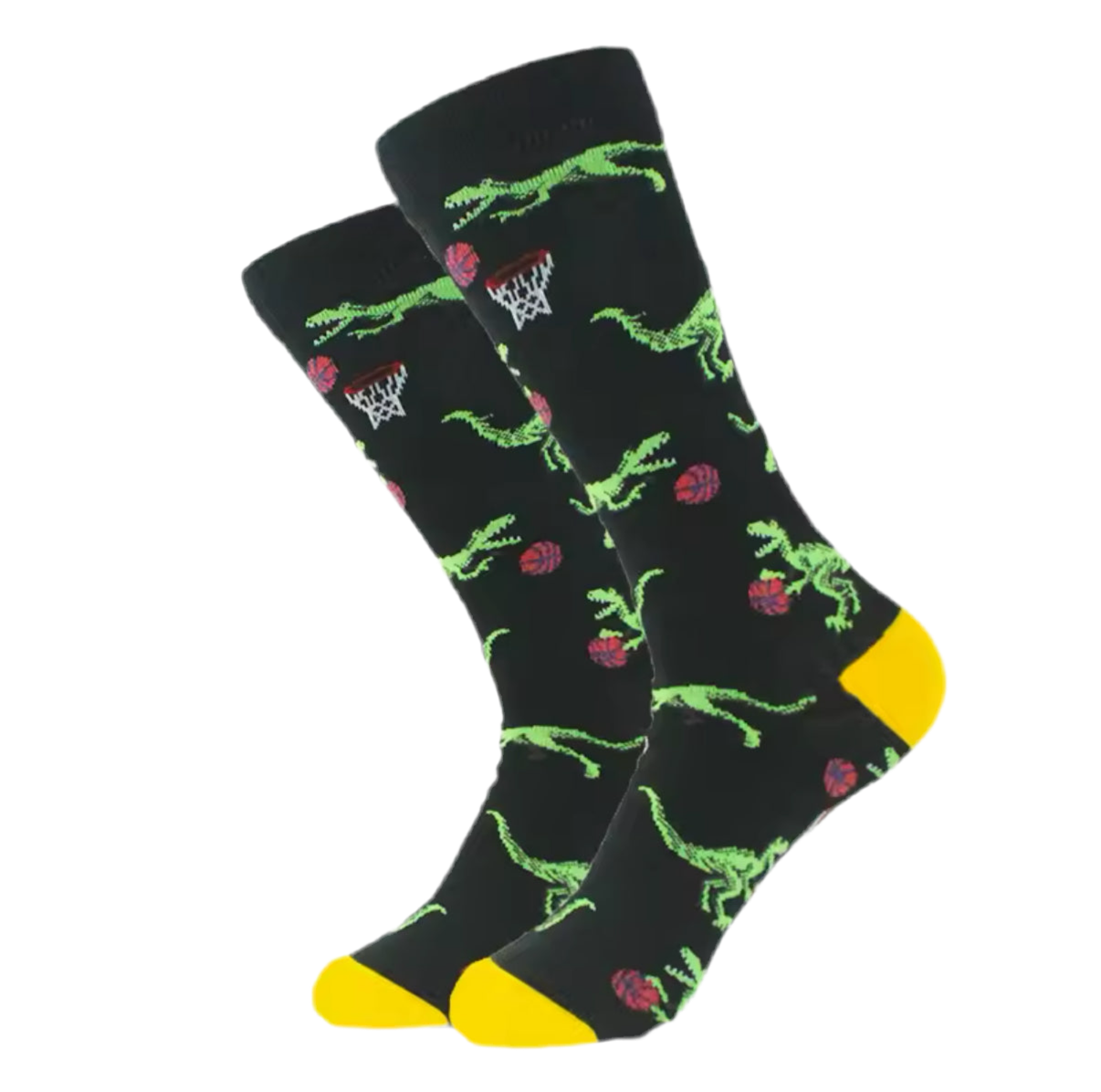 Dino-Basket Socks
