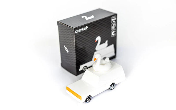 Candycar World Houten Auto - Witte Zwaan