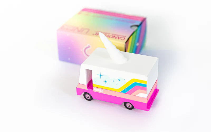 Candycar World Holz-Van - Licorne