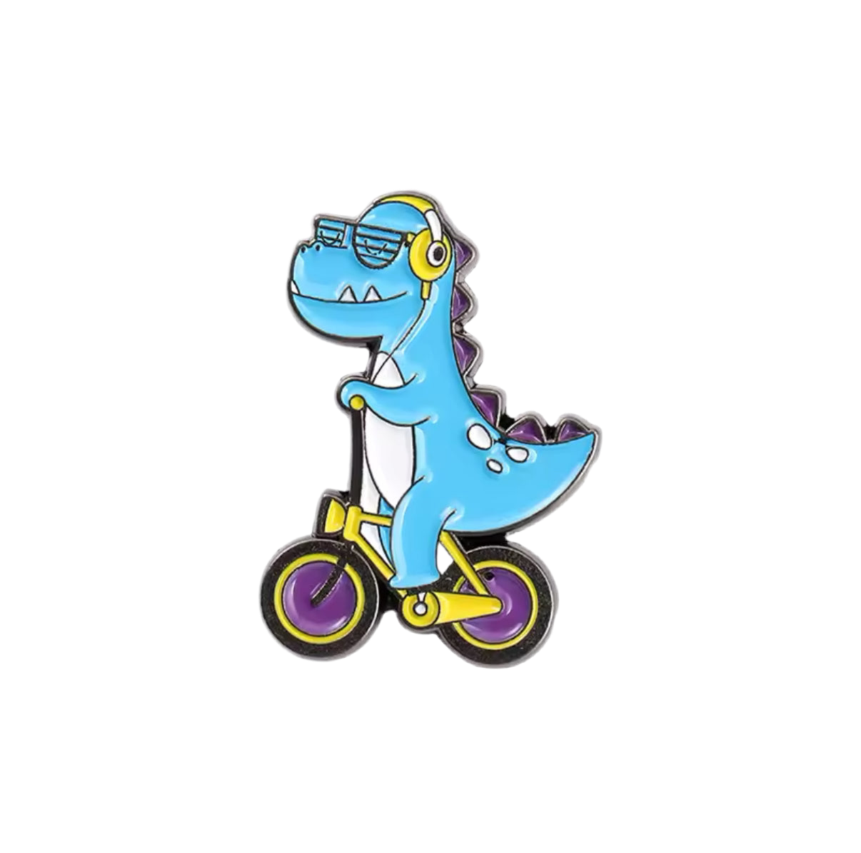pins t rex sur velo