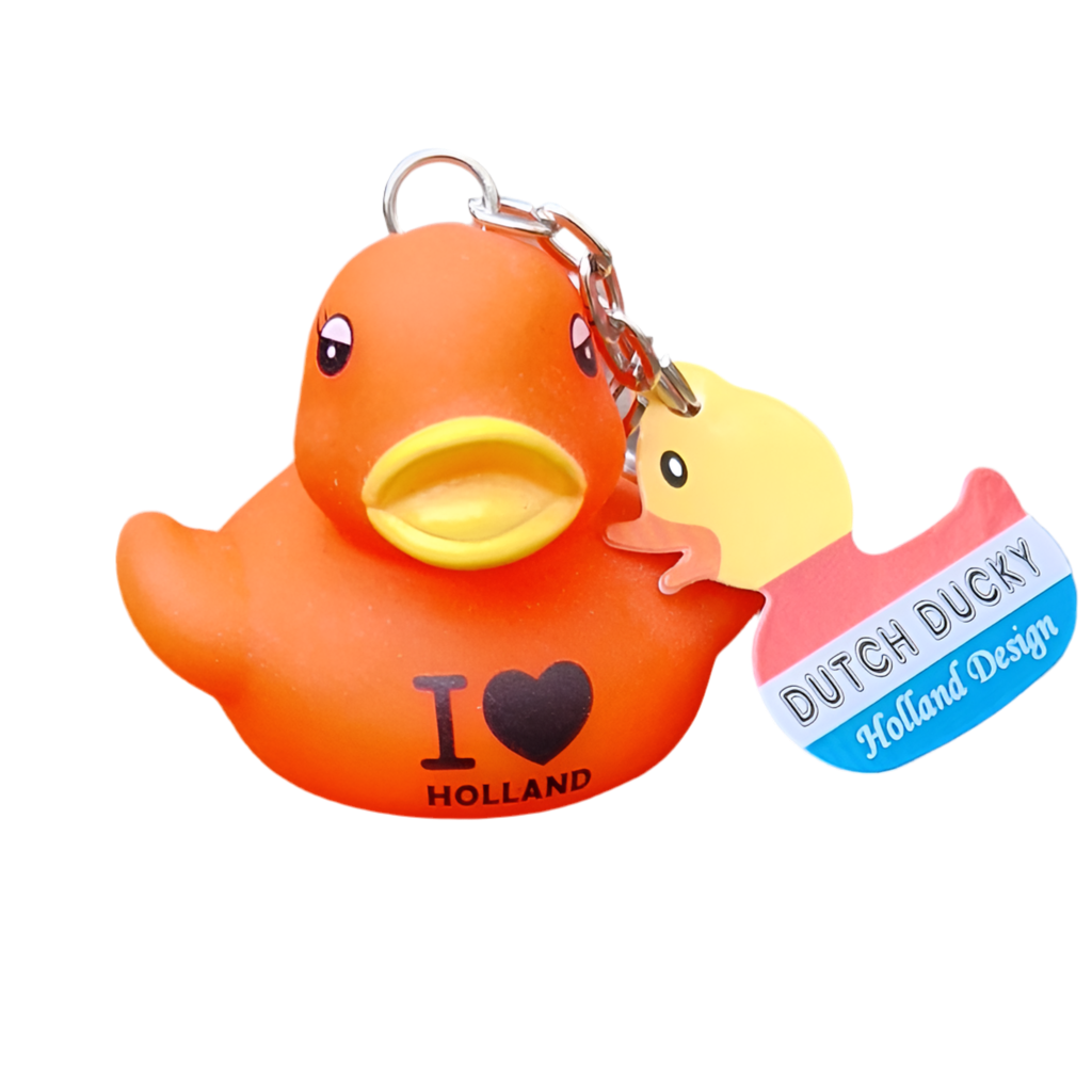 Duck Keychain I ❤️ Holland