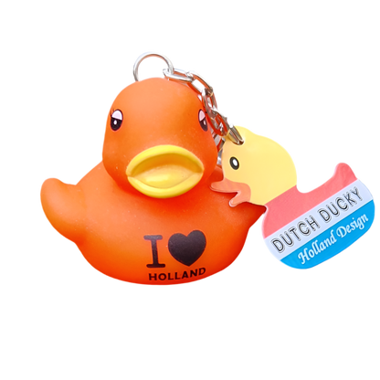 Duck Keychain I ❤️ Holland