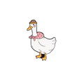Grandma White Duck Pin 