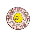Pin's Canard Jaune "Bad Bitch Club"