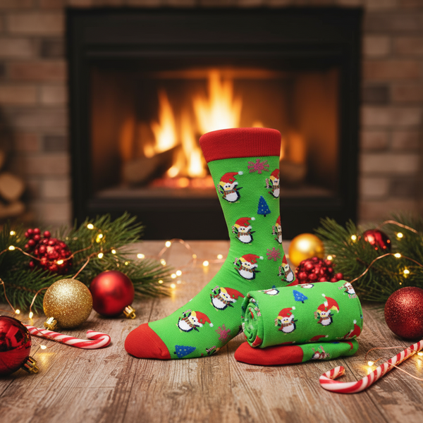 Chaussettes Pingouins de Noël