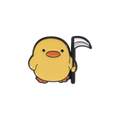 Pin's Canard Jaune avec Faux