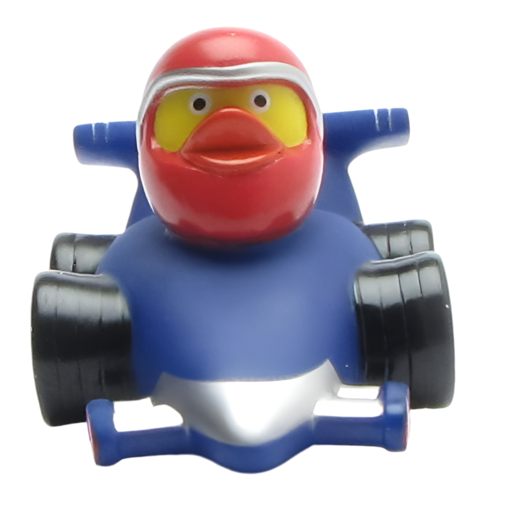 Blauwe Formule 1-eend