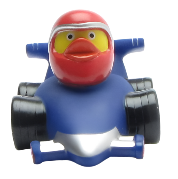 Blauwe Formule 1-eend