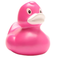 Klassieke metallic roze eend
