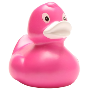 Klassische metallisch-rosa Ente