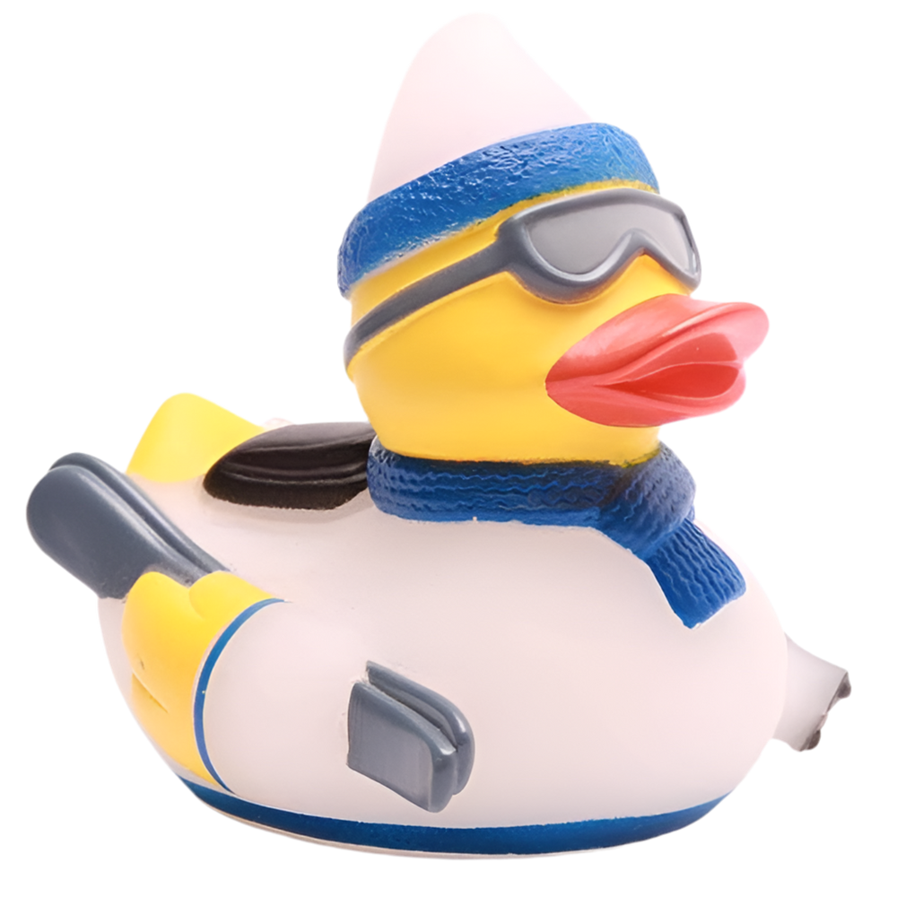 Canard Skieur Bleu