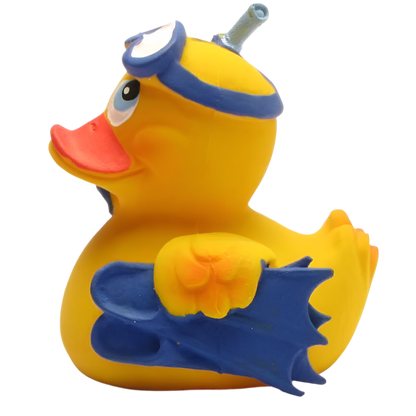 Duikeend met snorkel