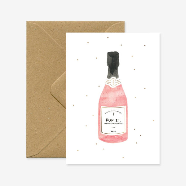 Champagne - Carte de voeux