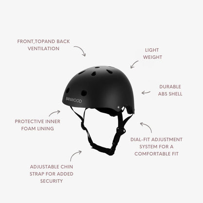 Casque Enfant - Noir Mat