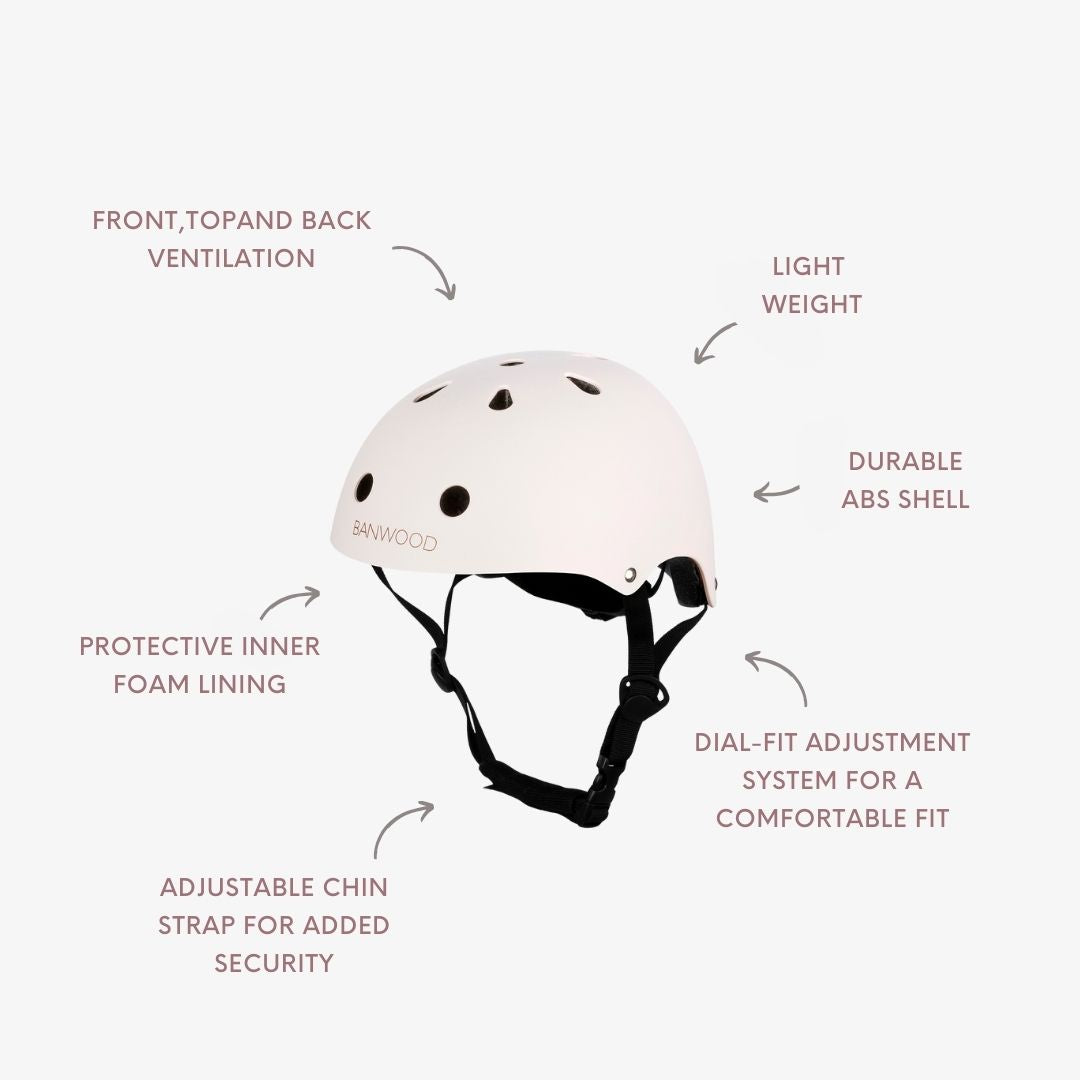 Casque Enfant  - Rose Mat