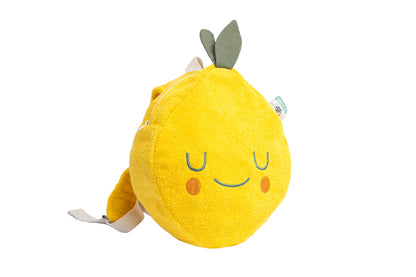 Sac à dos Lola Citron en coton éponge
