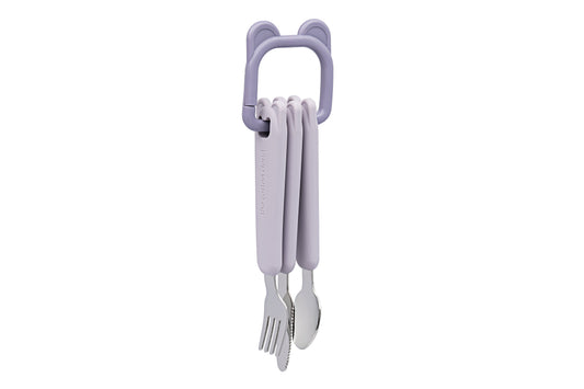 Besteckset mit Schlaufe Lilac