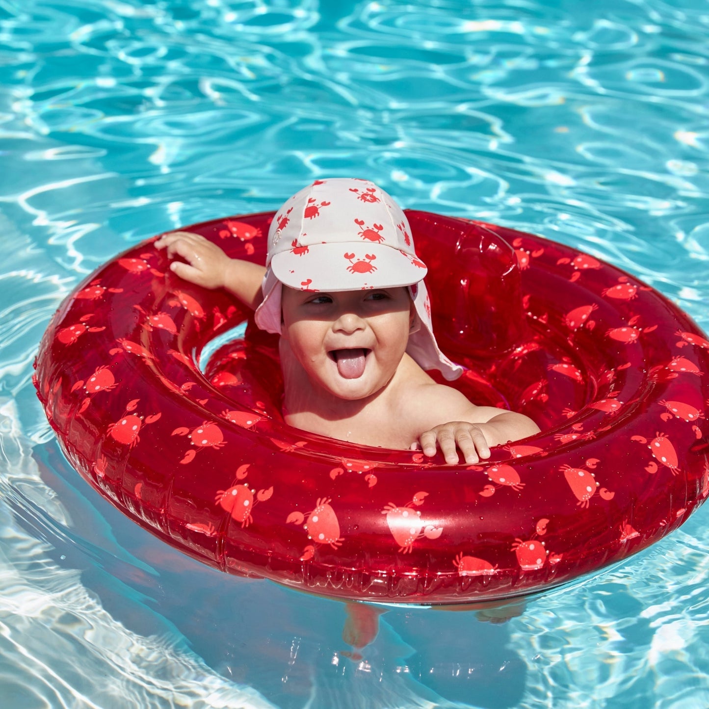 Baby Float - Red - Crabby - 0/1 Years