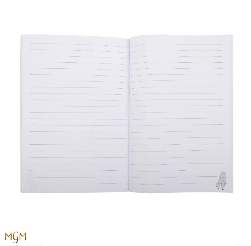 Notitieboekje voor woensdag met zachte cellofaanomslag.