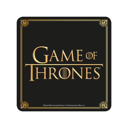 Game of Thrones logo coaster