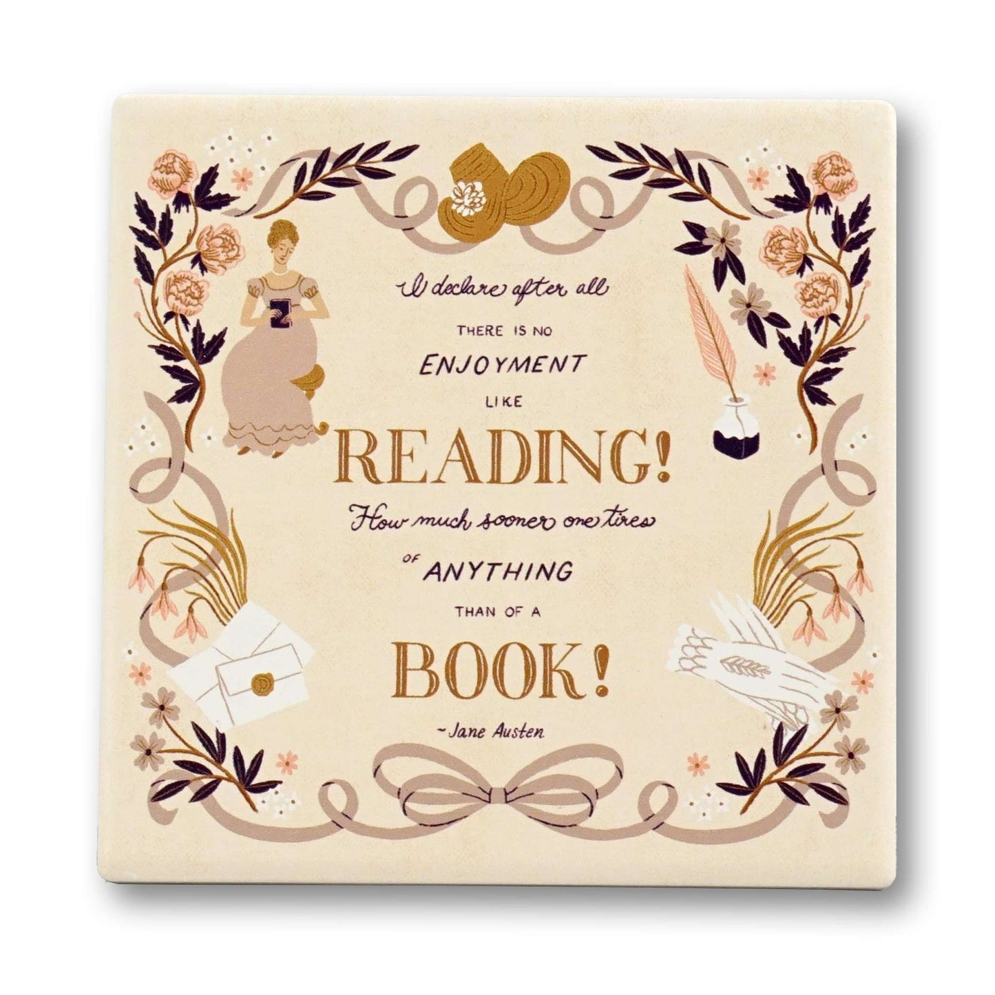 Pulteney Press Pride & Prejudice Coaster