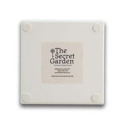 The Secret Garden Cream Ceramic Coaster